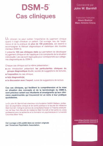 DSM-5 ; CAS CLINIQUES