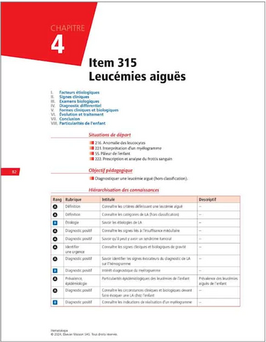 Référentiel des collèges Hématologie 4e édition 2021